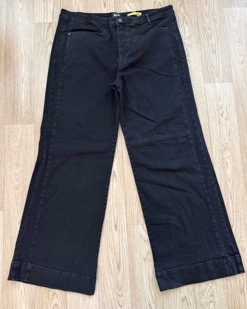 NWOT Maeve Anthropology Relaxed High-Rise Wide Leg Jeans, Size 34 Tall/Size 18T